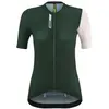 Maillot Mavic Essential manches courtes vert foncé rose femme - L