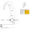 Mavic Jante De Vélo De Route Cosmic Slr45 26 One Size