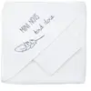 Trois Kilos Sept Cape de bain + gant Mini nous tout doux (70 x 70 cm)