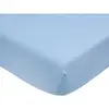 Trois Kilos Sept Drap housse en coton Ciel (60 x 120 cm)