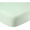 Drap housse bébé - TROIS KILOS SEPT - Vert d'eau - 60X120 cm - Coton - Motifs océans