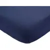 Trois Kilos Sept Drap Housse Oeko-tex® Standard 100 Bleu Marine