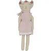 Trois Kilos Sept Poupée souple chat Rose (20 cm)