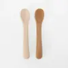 Lot de 2 cuillères en silicone Sable-Caramel