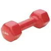 Paire d'haltères vinyle 0.5kg Sporti Rouge TU 044069