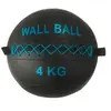 Wall Ball Sporti France 4kg - Noir/Violet - Cross Training et Crossfit