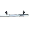 Barre d'haltères 2 kg + 2 stop disques Sporti France - argent - TU