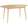 RENDEZ VOUS DECO Table Eddy ovale 6 personnes en bois clair 150 cm - Eddy TU