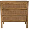 Commode en cannages et bois 3 tiroirs -  Rendez-Vous Déco
