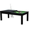Mister Babyfoot Table de Billard Eddie convertible noire tapis vert