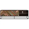 RENDEZ VOUS DECO Meuble TV en bois d'acacia et bois recyclé 145 cm - Krabi TU