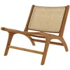 Rendez-vous Déco - Fauteuil en teck et tressage cannage en rotin - kilka