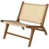 RENDEZ VOUS DECO Fauteuil en bois de teck et tressage vannerie en rotin - Kilka TU