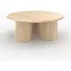 Table basse ronde en bois de manguier d90 cm - sacha Sacha