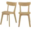 Lot de 2 chaises en bois clair - Tabata - Rendez-Vous Déco
