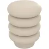 RENDEZ VOUS DECO Tabouret rond en métal gris H41 cm - félicie