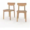RENDEZ VOUS DÉCO Lot de 2 chaises de jardin en bois de teck recyclé  - lufy Lufy