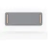 Tête de lit en tissu gris 160 cm - Katia