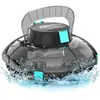 Robot de Nettoyage Piscine Sans Fil - Autonomie 75 Min, Double Filtrat...