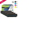 Compatible HP 410X Pack de 4 toners Noir, cyan, magenta et jaune XL
