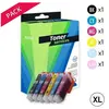 Compatible Epson 24XL Pack 6 cartouches Noir/couleurs Elephant (T2438)