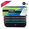 Compatible Canon 726 Pack 3 Toners Noir CE278A (78A)
