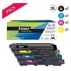 Compatible Brother TN241/245 Pack de 4 toners Noir et couleurs XL