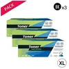 Compatible Dell Pack 3 Toners Noir 593-11167 (DT2360X)
