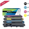 Pack de 4 toners compatibles Brother TN 243 Noir et couleurs