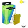 Toner Services Compatible Epson 502XL - Jumelles Cartouche Jaune C13T02W440 (T02W4)