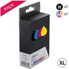Génériques HP 304XL Pack 2 Cartouches génériques Noire et Couleurs (N9...