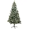 Sapin de Noël artificiel vert enneigé blanc Blooming - Arbre pour déco...