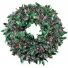 Couronne de l'Avent en guirlande de sapin de Noël artificiel 48 cm