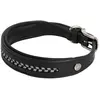 Collier pour chien en cuir Antarès Noir S AD_COLLAR_NOIR_BLACK_SIL