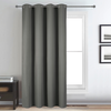 HOME MAISON Rideau déco uni occultant et thermique Gris anthracite 140x260 cm