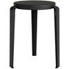 TIPTOE - Tabouret empilable Lou - Noir - Bois éco-certifié - Designer ...
