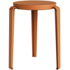 TIPTOE - Tabouret empilable Lou - Rouge - Bois éco-certifié - Designer...