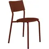 TIPTOE - Chaise empilable Midi - Rouge - Polypropylène recyclé - Desig...