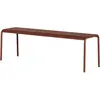 TIPTOE - Banc Panorama - Rouge - Acier thermolaqué