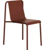 TIPTOE - Chaise empilable Panorama - Rouge - Acier thermolaqué