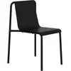 TIPTOE - Chaise empilable Panorama - Noir - Acier thermolaqué