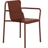TIPTOE - Fauteuil de repas empilable Panorama - Rouge - Acier thermola...