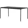 TIPTOE - Table rectangulaire Panorama - Noir - Acier thermolaqué