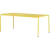 TIPTOE - Table rectangulaire Panorama - Jaune - Acier thermolaqué