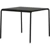 TIPTOE - Table carrée Panorama - Noir - Acier thermolaqué