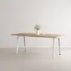 TIPTOE - Table rectangulaire New Modern - Blanc - Sapin massif plaqué ...