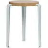 TIPTOE - Tabouret empilable Lou - Bleu - Chêne massif éco-certifié - D...