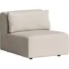 TIPTOE - Canapé modulable Bridge - Beige - Tissu en laine