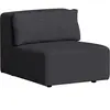 TIPTOE - Canapé modulable Bridge - Gris - Tissu en laine