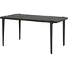 TIPTOE - Table rectangulaire Midi - Noir - Acier thermolaqué